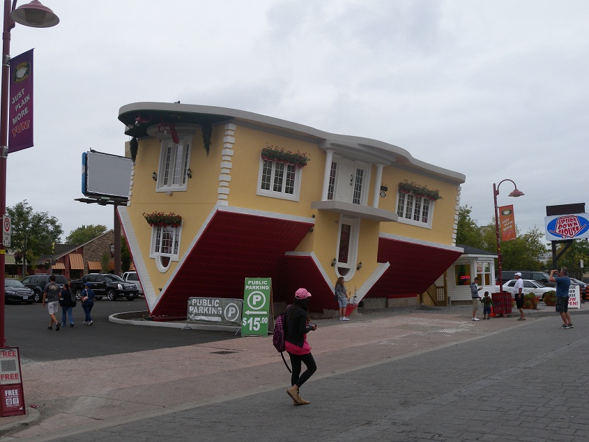 casa rovesciata a Niagara