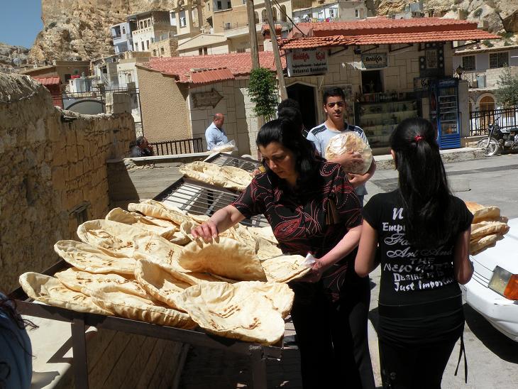 pane fresco a Maaloula