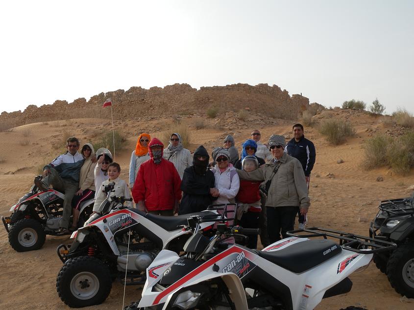 quad a Ksar Ghilane
