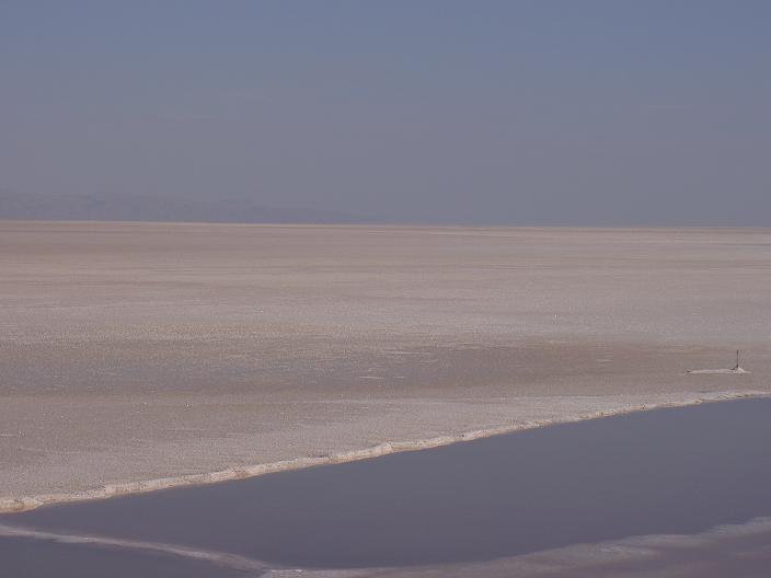 lago salato Chott El Djerid in Tunisia