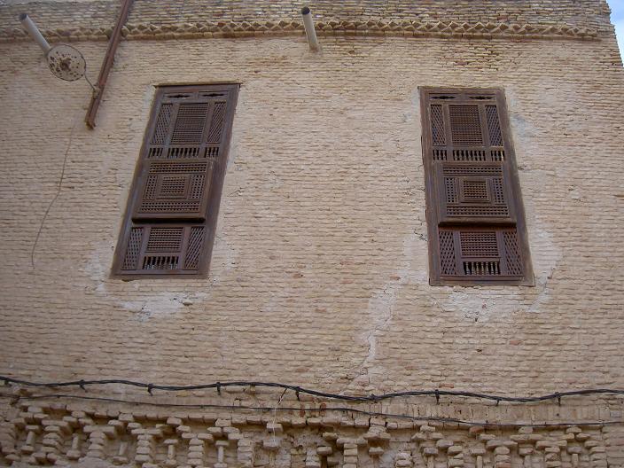finestre a Tozeur in Tunisia