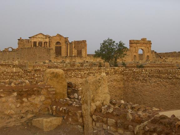 campidoglio a Sbeitla in Tunisia