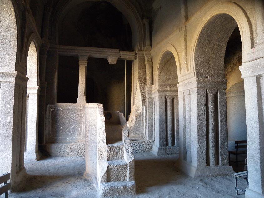chiesa rupestre a Goreme Cappadocia