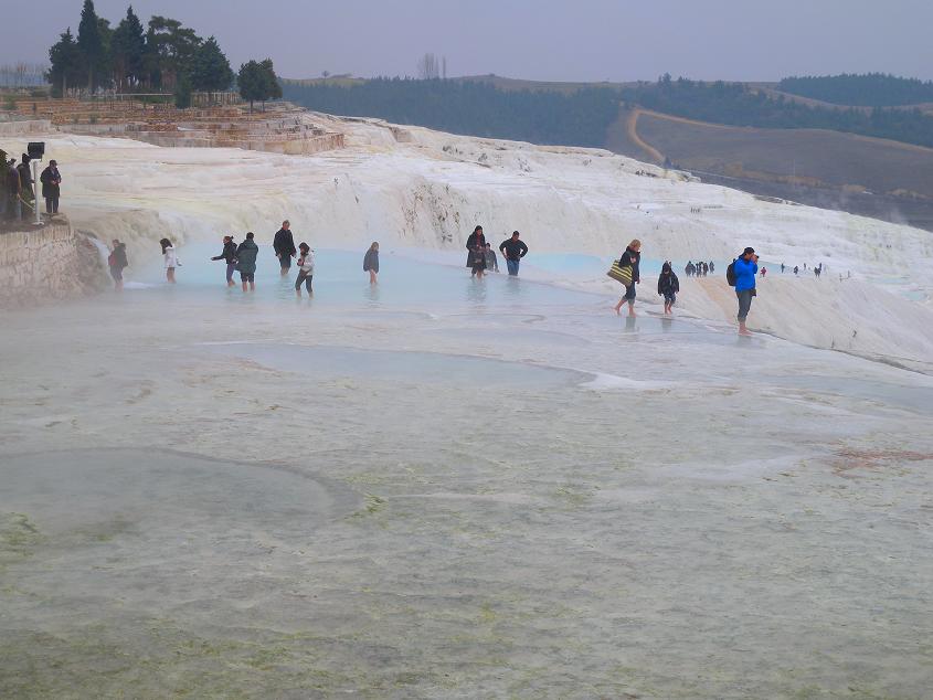 vasche di travertino a Pamukkale