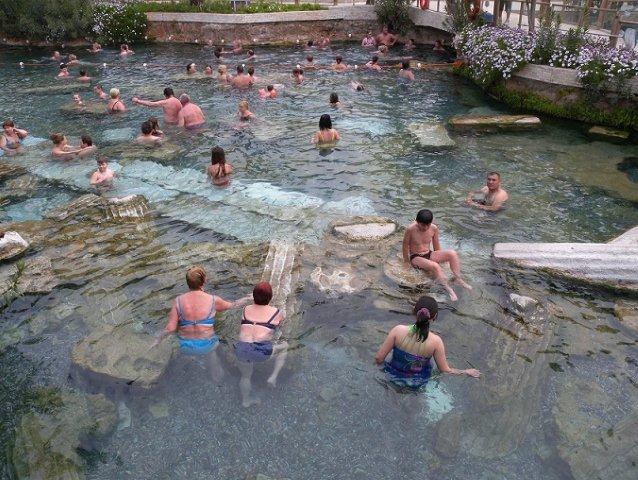 piscina termale a Pamukkale Ierapolis
