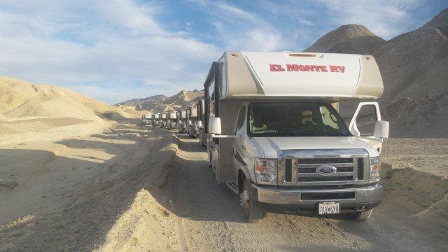 Death Valley 20 mule team drive