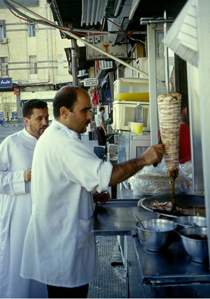 Preparazione del kebab