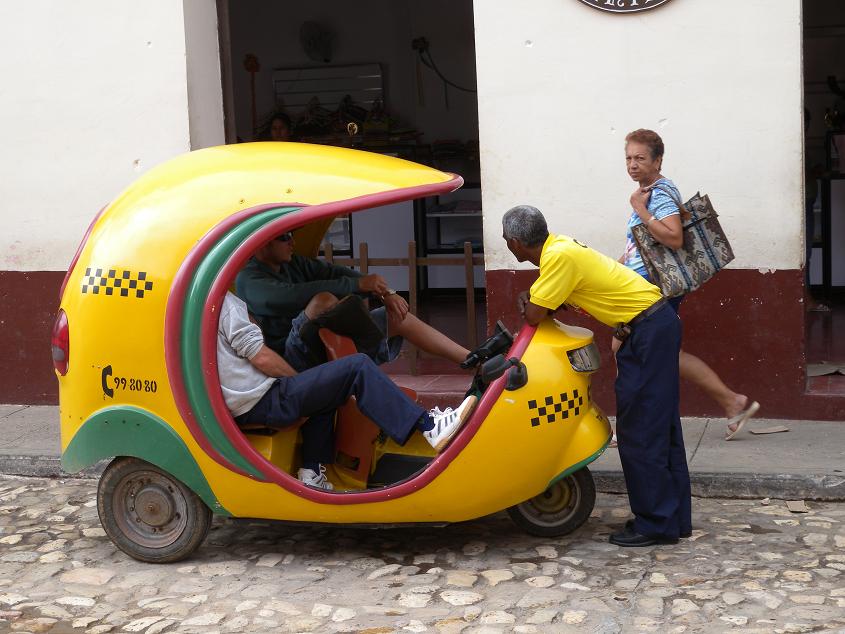 Un piccolo taxi cubano